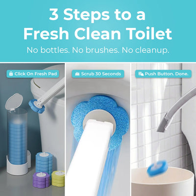 CleanWise Detachable Toilet Scrubber
