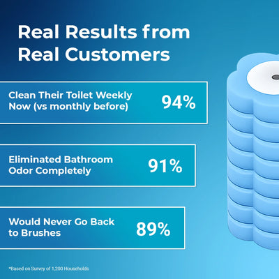 CleanWise Detachable Toilet Scrubber